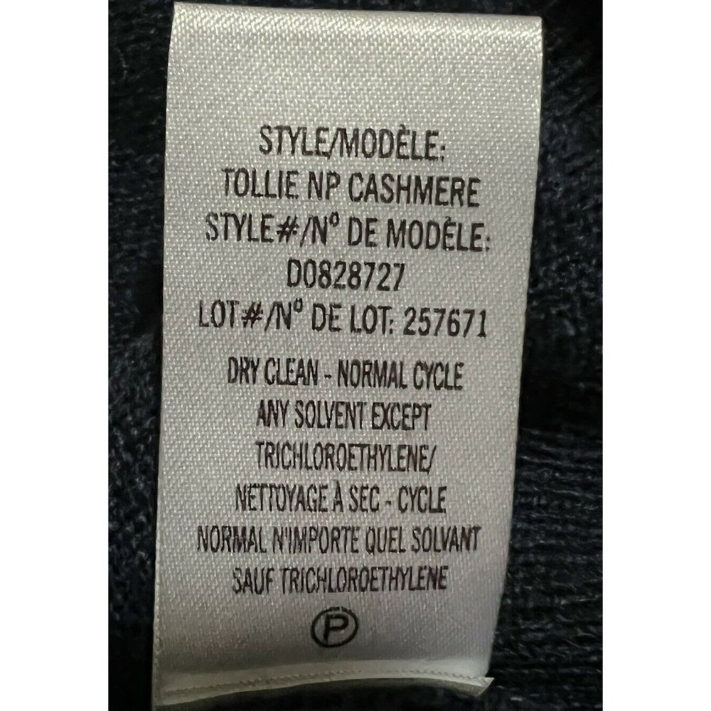 Theory %100 Pure Cashmere Crew Sweater Navy Mens Size Small $300 - Picture 8 of 8